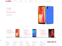 Desktop screenshot for lavamobiles.com