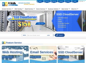How 01link.net looks like on a tablet such as an iPad.