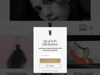 Desktop screenshot for wmagazine.com