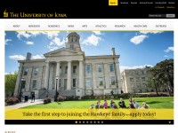 Desktop screenshot for uiowa.edu
