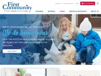 Desktop screenshot for firstcommunity.com
