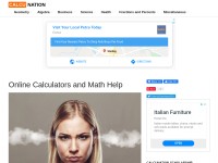 Desktop screenshot for calcunation.com