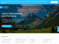 Desktop screenshot for academicpositions.ch