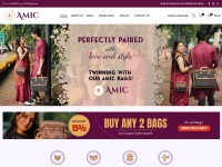 Desktop screenshot for amicbags.com