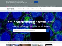 Desktop screenshot for abcam.com