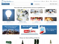 Desktop screenshot for lightbulbs.com