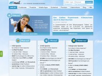 Desktop screenshot for mail.de
