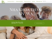 Desktop screenshot for nhakhoaava.vn