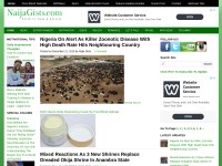 Desktop screenshot for naijagists.com