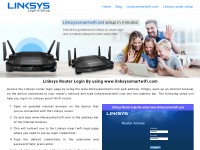 Desktop screenshot for linksysrouter.net