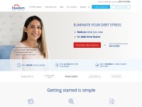 Desktop screenshot for freedomdebtrelief.com