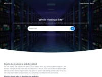 Desktop screenshot for whoishost.net