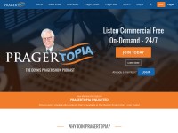 Desktop screenshot for pragertopia.com