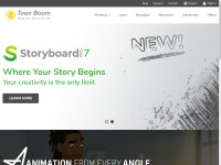 Desktop screenshot for toonboom.com