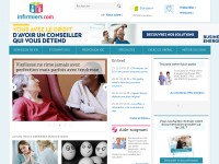 Desktop screenshot for infirmiers.com