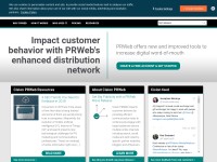 Desktop screenshot for prweb.com