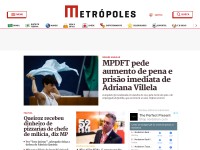 Desktop screenshot for metropoles.com