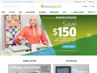 Desktop screenshot for accuquilt.com