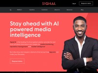 Desktop screenshot for signal-ai.com