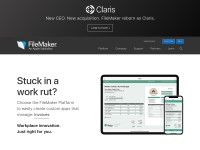 Desktop screenshot for filemaker.com