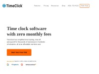 Screenshot of timeclick.com