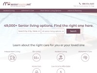 Desktop screenshot for seniorhousingnet.com