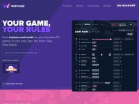 Desktop screenshot for wemod.com