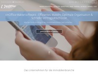 Desktop screenshot for onoffice.de