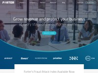 Desktop screenshot for forter.com