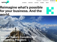 Desktop screenshot for syniverse.com