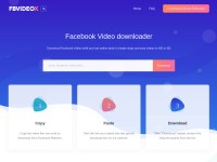 Desktop screenshot for fbvideox.com