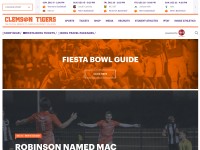 Desktop screenshot for clemsontigers.com