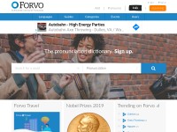 Desktop screenshot for forvo.com