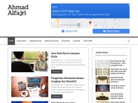 Desktop screenshot for ahmadalfajri.com
