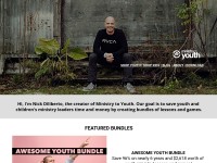 Desktop screenshot for ministrytoyouth.com