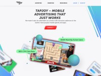 Desktop screenshot for tapjoy.com