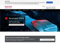 Desktop screenshot for ricoh-europe.com