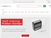 Screenshot of theprintshop.co.za