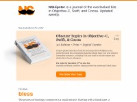 Desktop screenshot for nshipster.com