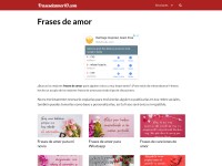 Desktop screenshot for frasesdeamor10.com