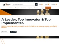 Screenshot of ruckusnetworks.com