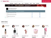 Desktop screenshot for femaledaily.com