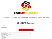 Desktop screenshot for gptdeutsch.com