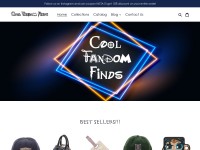 Desktop screenshot for coolfandomfinds.com