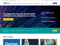 Desktop screenshot for pega.com