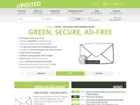 Desktop screenshot for posteo.de