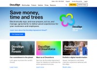 Desktop screenshot for docusign.com