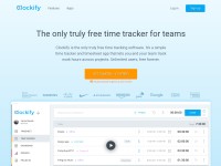 Desktop screenshot for clockify.me