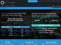 Desktop screenshot for ptcshare.com