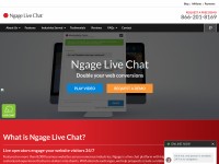 Desktop screenshot for ngagelive.com